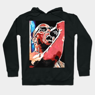 THE ROCK HOLLYWOOD BLOODLINE WWE wrestling Painting Hoodie